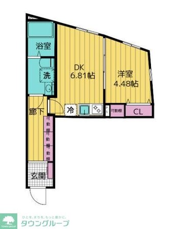 クリオ ラモード神楽坂の物件間取画像